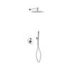 Set doccia completo tondo Tamanaco cromo con miscelatore incasso, soffione e doccetta per rubinetteria e arredo bagno – Tuttidea
