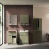 Base mobile 60x60xH86 cm Colavene in ambientazione arredo lavanderia – Tuttidea