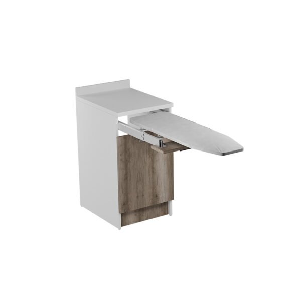 Base mobile con asse da stiro estraibile 45x60xH86 cm Colavene minimale su fondo bianco – Tuttidea