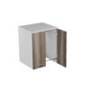 Base mobile contenitore per lavatrice e asciugatrice da sovrapporre 60x60xH86 cm Colavene minimale su fondo bianco – Tuttidea