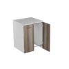 Base mobile contenitore per lavatrice e asciugatrice a terra 60x60xH86 cm Colavene minimale su fondo bianco – Tuttidea