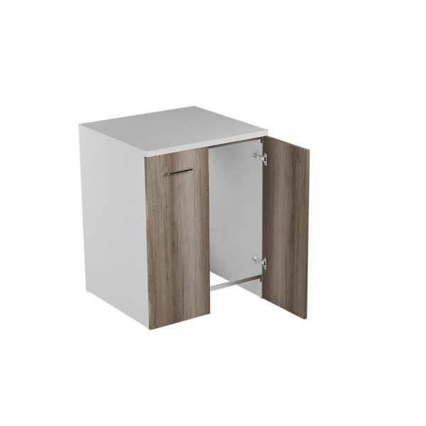 Base mobile contenitore per lavatrice e asciugatrice a terra 60x60xH86 cm Colavene minimale su fondo bianco – Tuttidea