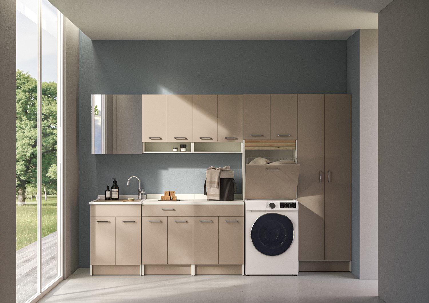 Lavatoio con mobile collezione Jolly Wash 4 colori 60x60xh86 cm Colavene 12 Lavatoio con mobile collezione Jolly Wash 4 colori 60x60xh86 cm Colavene 11