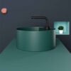 Lavabo da appoggio in ceramica 45 cm Core Galassia seconda vista per arredo bagno – Tuttidea