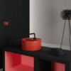 Lavabo da appoggio in ceramica 45 cm Core Galassia terza vista per arredo bagno – Tuttidea
