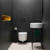 Lavabo in ceramica con struttura Collezione T65 Galassia 9