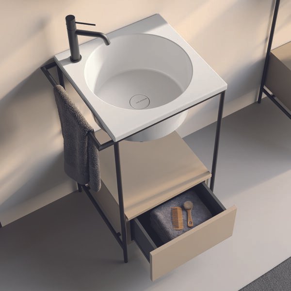 Lavabo da incasso in ceramica 48x48 cm Collezione 20.26 Colavene per arredo bagno – Tuttidea