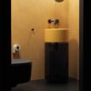 Lavabo in ceramica ø40 cm con mobile carter freestanding Collezione Core Galassia 13