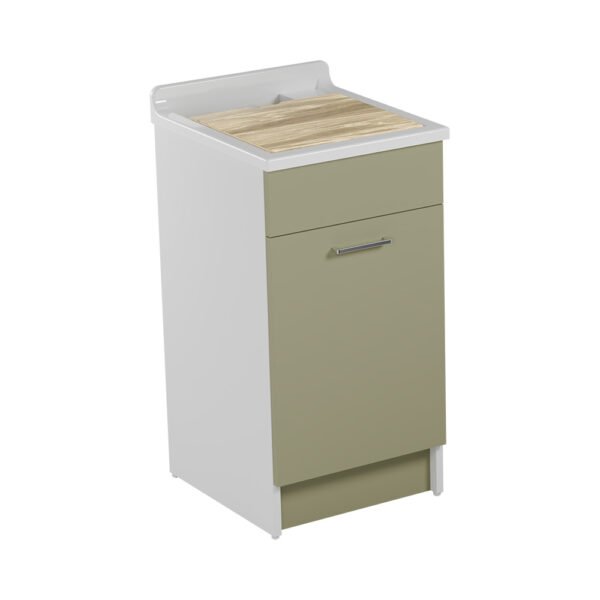 Lavatoio con mobile Jolly Wash 45x50xH86 cm Colavene in ambientazione arredo lavanderia – Tuttidea