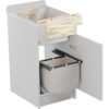 Lavatoio con mobile Jolly Wash 45x60xH86 cm Colavene vista prodotto per arredo lavanderia – Tuttidea