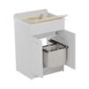 Lavatoio con mobile 60x50xH86 cm Jolly Wash Colavene minimale su fondo bianco – Tuttidea