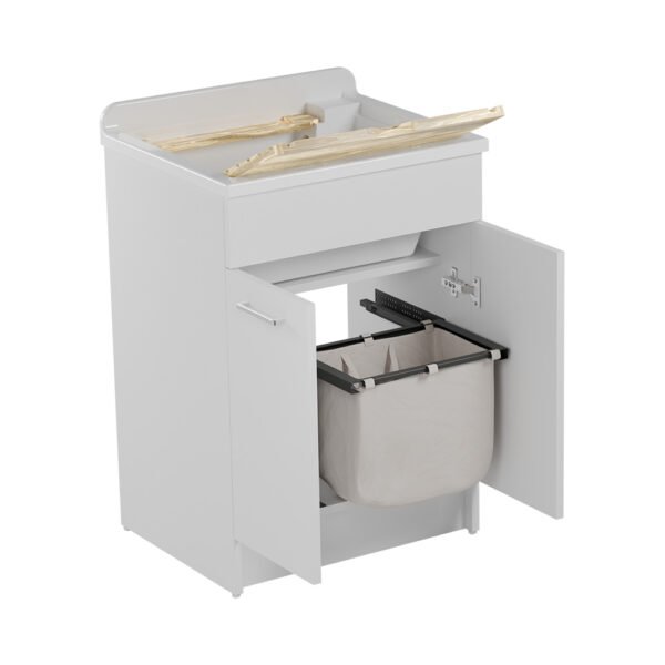 Lavatoio con mobile 60x50xH86 cm Jolly Wash Colavene minimale su fondo bianco – Tuttidea