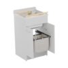 Lavatoio con mobile Jolly Wash Colavene minimale su fondo bianco per arredo lavanderia – Tuttidea