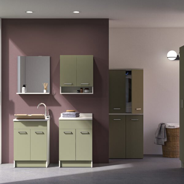Lavatoio con mobile Jolly Wash Colavene vista principale per arredo lavanderia – Tuttidea