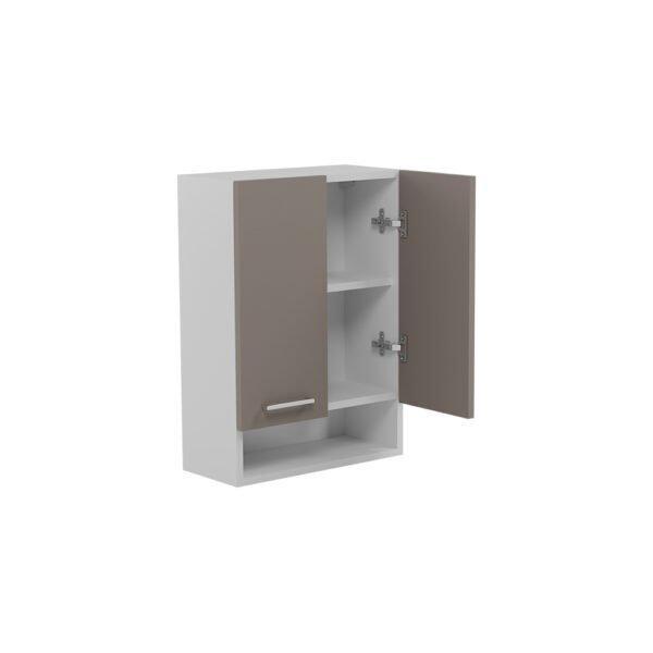 Pensile 2 ante con ripiano interno 50x24xH70 cm Colavene minimale su fondo bianco – Tuttidea