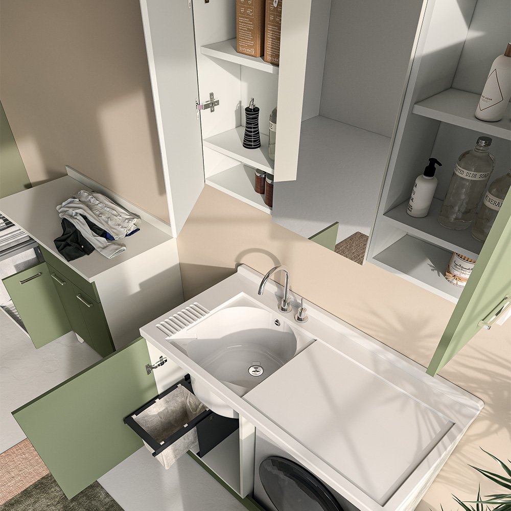 Pensile un ripiano interno Collezione Lavanderia 4 colori 45x24xh70 cm Colavene 6 Pensile un ripiano interno Collezione Lavanderia 4 colori 45x24xh70 cm Colavene 5