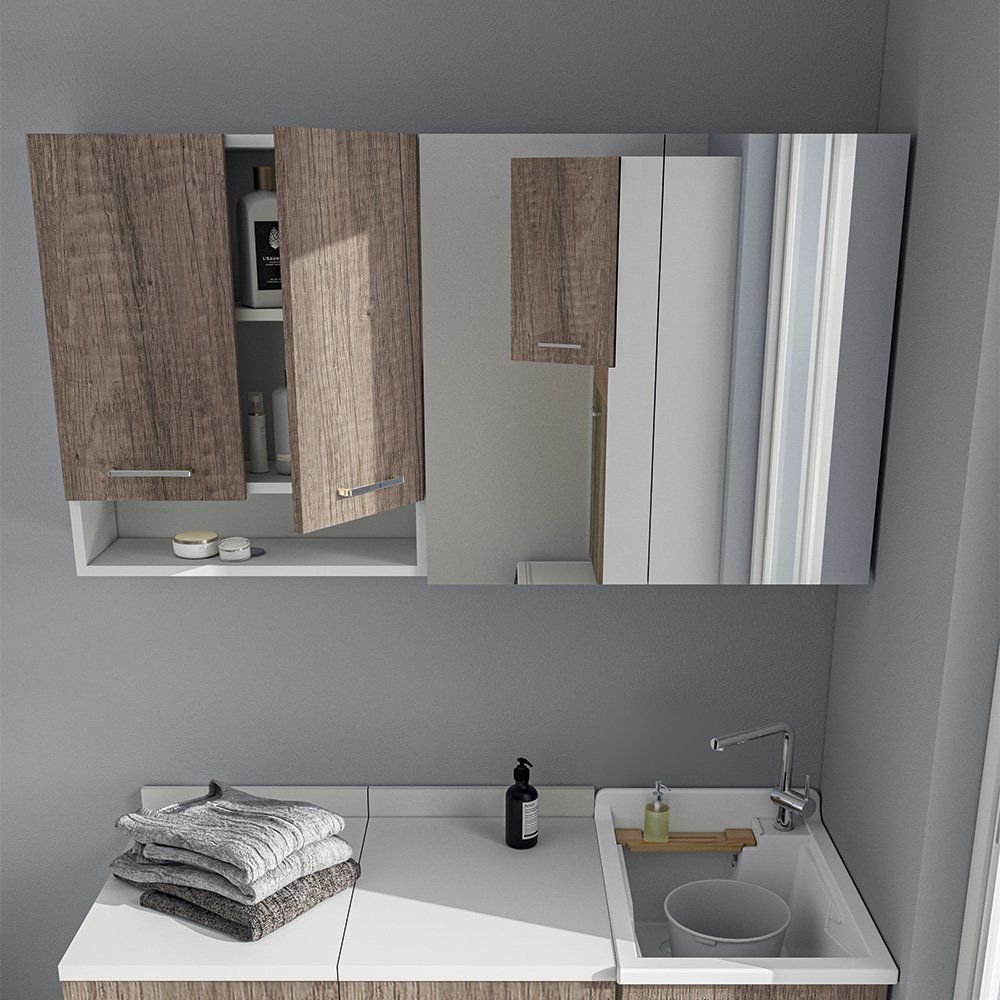 Pensile 2 ante un ripiano interno Collezione Lavanderia 4 colori 50x24xh70 cm Colavene 2 Pensile 2 ante un ripiano interno Collezione Lavanderia 4 colori 50x24xh70 cm Colavene 1