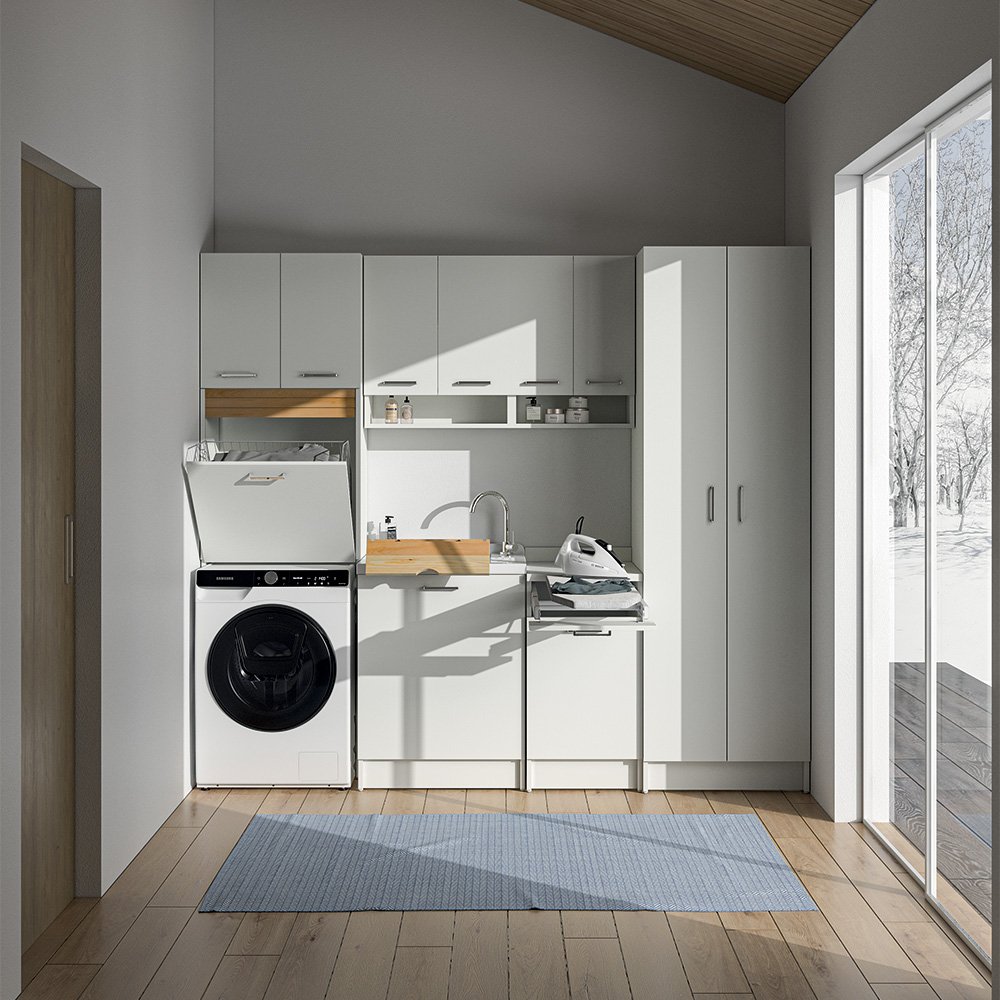 Pensile 2 ante un ripiano interno Collezione Lavanderia 4 colori 50x24xh70 cm Colavene 6 Pensile 2 ante un ripiano interno Collezione Lavanderia 4 colori 50x24xh70 cm Colavene 5