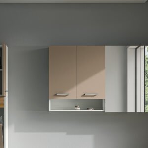 Pensile 2 ante un ripiano interno Collezione Lavanderia 4 colori 75x24xh70 cm Colavene