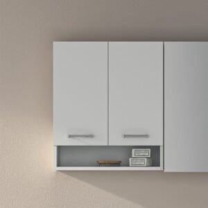 Pensile 2 ante un ripiano interno Collezione Lavanderia 4 colori 80x24xh70 cm Colavene