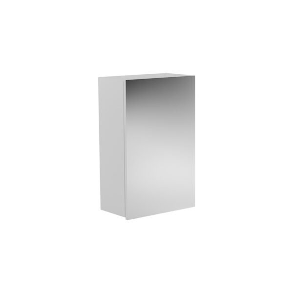 Pensile con specchio e 2 ripiani interni 45x24xH70 cm Colavene minimale su fondo bianco – Tuttidea