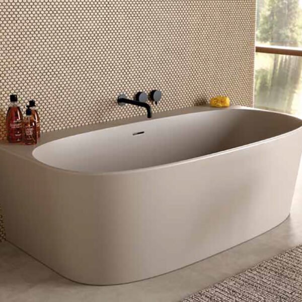 Vasca da bagno in Crystalplant 160x84,5xH50,5 cm Collezione Susi Galassia per arredo bagno – Tuttidea