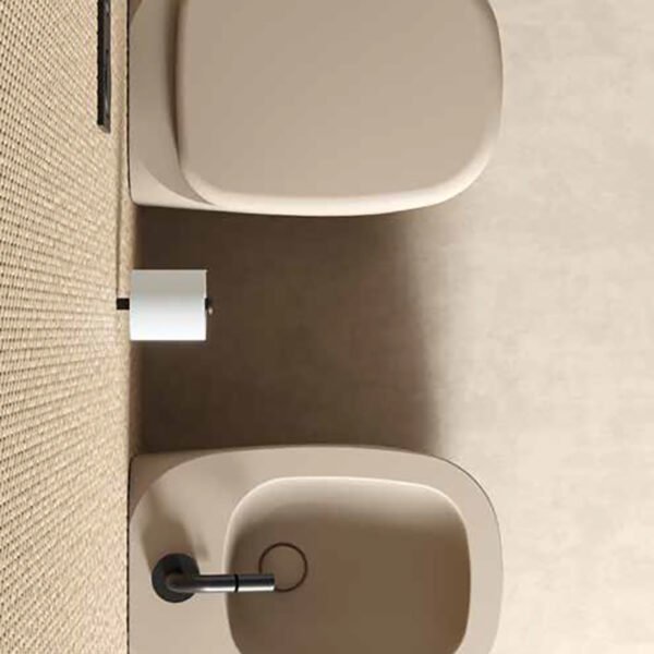 WC e bidet in ceramica Collezione Susi Galassia per arredo bagno – Tuttidea