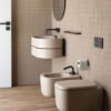 WC e bidet sospesi in ceramica Collezione Susi Galassia per arredo bagno – Tuttidea