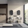 Mobile bagno a terra 48 cm con cassetto e lavabo in ceramica Collezione 20.26 Colavene per arredo bagno – Tuttidea