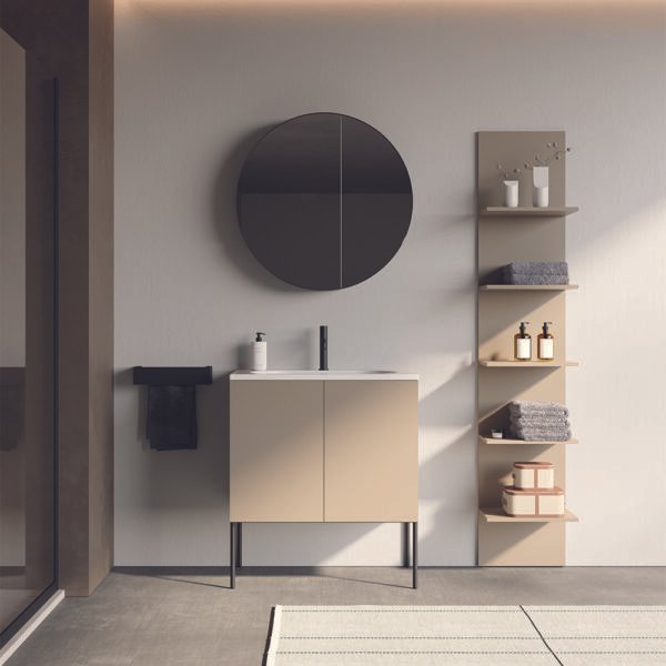 Mobile bagno a terra con lavabo in ceramica Collezione 20.26 Colavene vista alternativa – Tuttidea