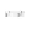 Lavabo d'appoggio o sospeso in ceramica 161x46 cm Collezione Square Doppia Vasca Axa Ceramica 5