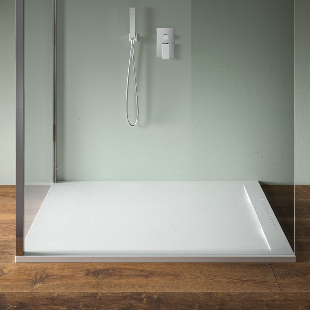 Piatto doccia rettangolare in marmo resina Collezione Flow Tamanaco 2 Piatto doccia rettangolare in marmo resina Collezione Flow Tamanaco 1