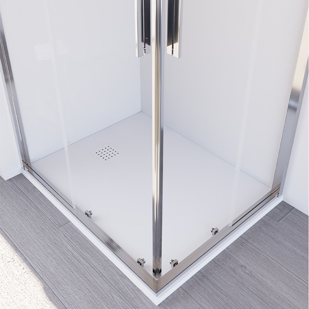 Box doccia Angolare anta scorrevole Cromo Collezione Slim Tamanaco 10 Box doccia Angolare anta scorrevole Cromo Collezione Slim Tamanaco 9