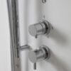 Box doccia angolare multifunzione cromoterapia e bagno turco 2 porte scorrevoli Multipla Colacril