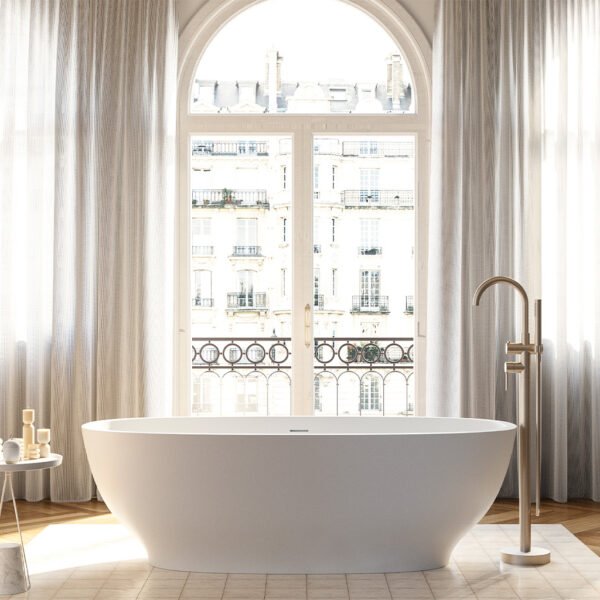 Vasca da bagno freestanding 175x80 cm Volterra Colacril per arredo bagno – Tuttidea