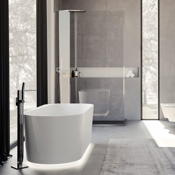 Vasca da bagno freestanding 170X76 cm Mondello Luce Colacril