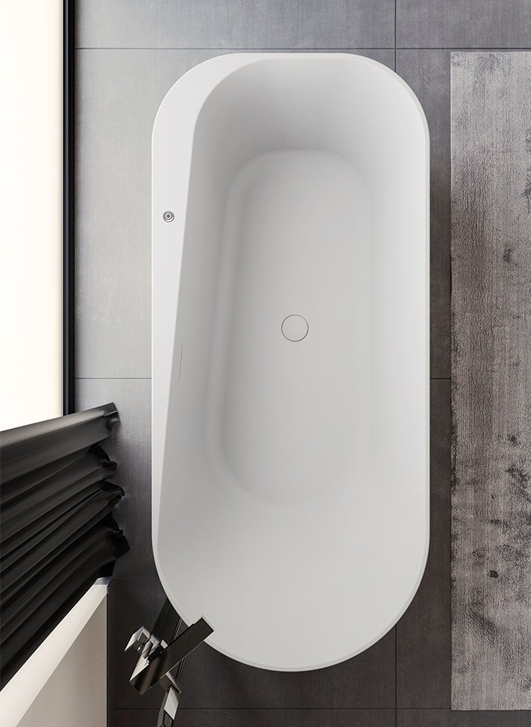 Vasca da bagno freestanding 170X76 cm Mondello Luce Colacril Vasca da bagno freestanding 170X76 cm Mondello Luce Colacril