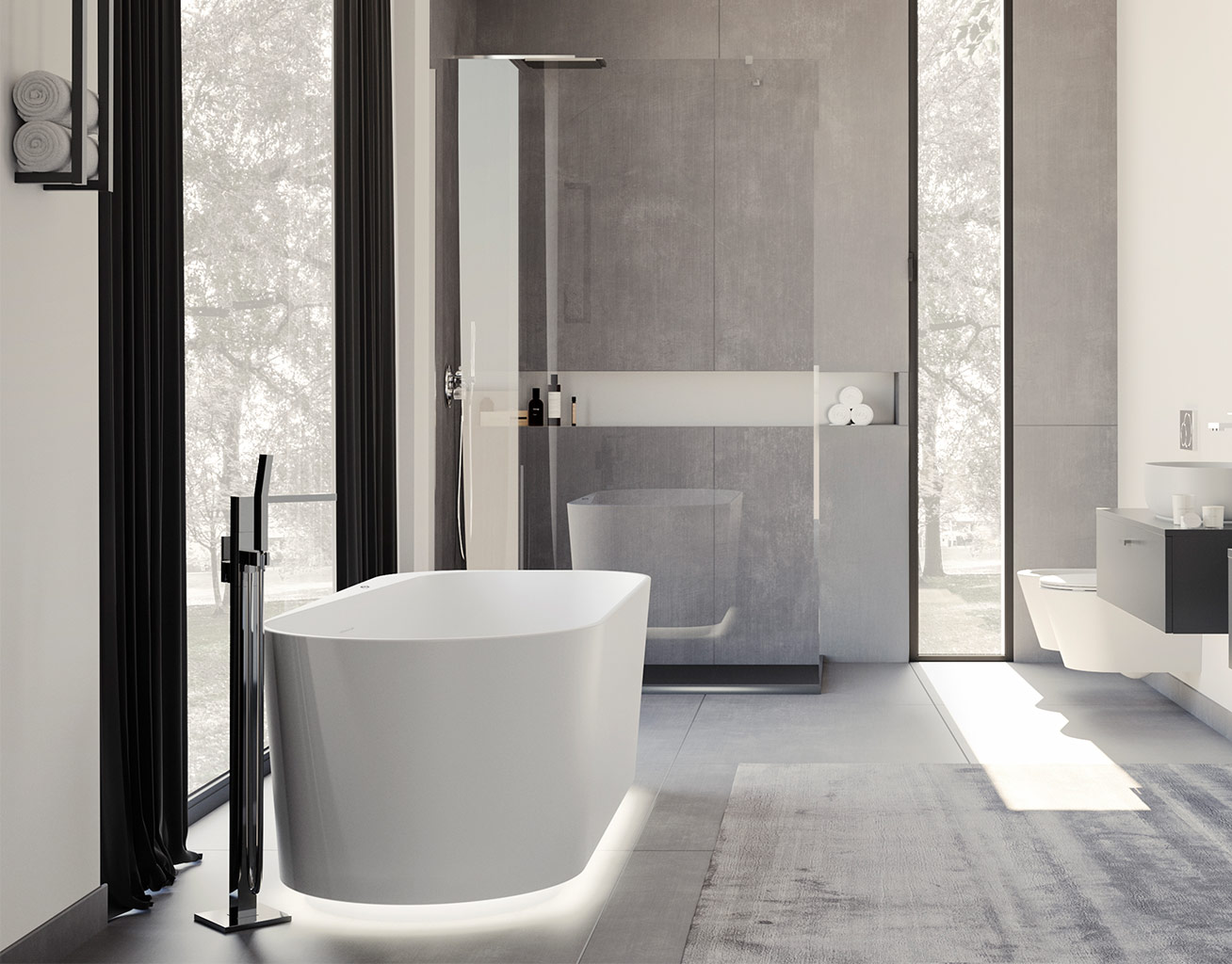 Vasca da bagno freestanding 170X76 cm Mondello Luce Colacril Vasca da bagno freestanding 170X76 cm Mondello Luce Colacril