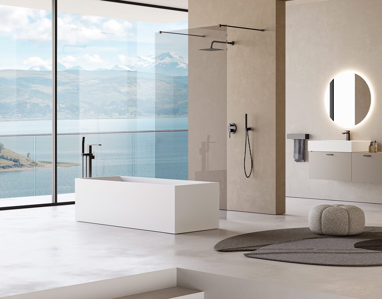 Vasca da bagno freestanding 168x69 cm Siena Colacril Vasca da bagno freestanding 168x69 cm Siena Colacril