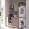 Dettaglio Mobile lavanderia con inserimento asciugatrice e lavatrice Smartop 3 Colavene - Tuttidea