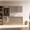 Mobile lavanderia con lavabo in ceramica e sistema asciugabiancheria Smartop 5 Colavene