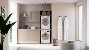 Mobile Lavanderia Smartop 3 Colavene con lavatrice e asciugatrice integrate - Tuttidea